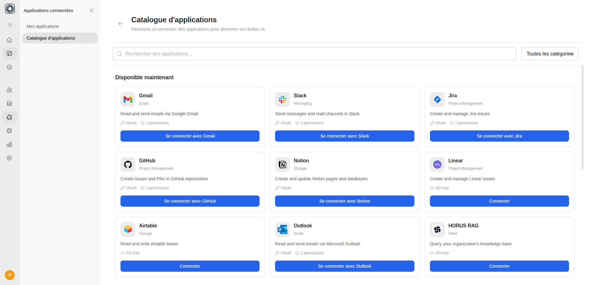 App catalog